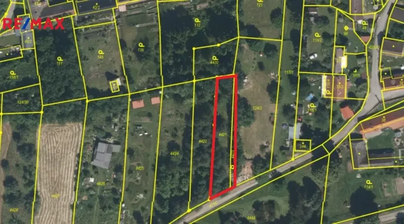 Prodej pozemku pro bydlení, Olešná, 654 m2