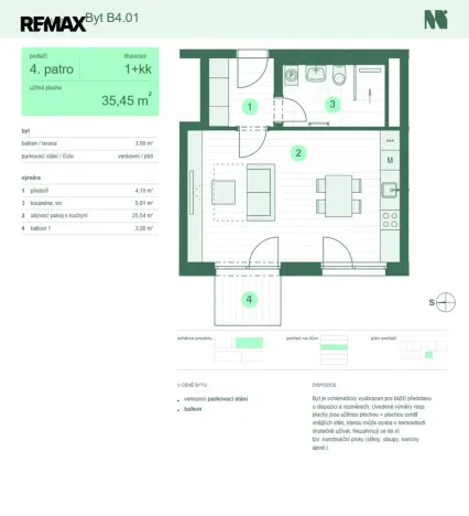 Prodej bytu 1+kk, Zlín, Tyršova, 35 m2