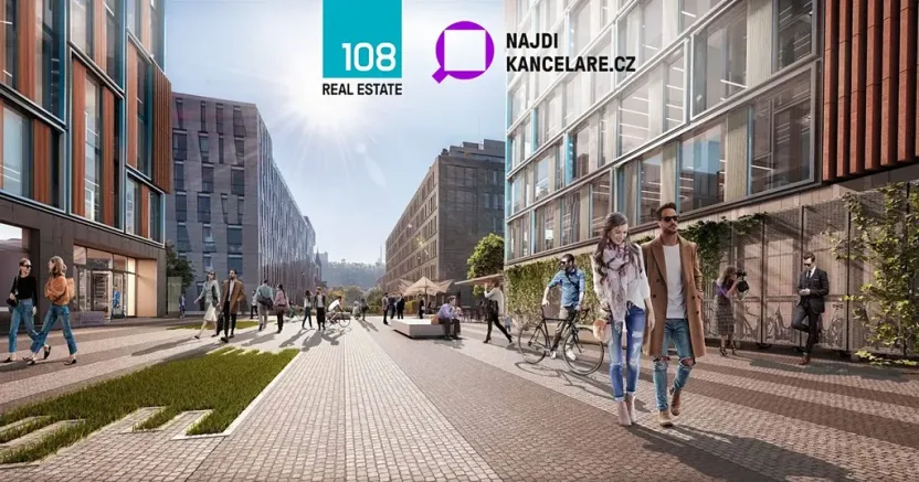 Pronájem kanceláře, Praha - Karlín, Rohanské nábřeží, 2000 m2