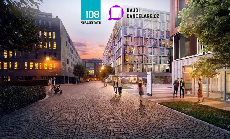 Pronájem kanceláře, Praha - Karlín, Rohanské nábřeží, 3400 m2