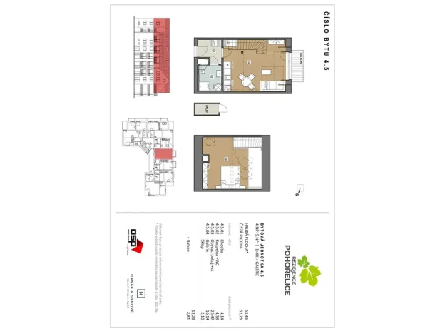 Pronájem bytu 1+kk, Pohořelice, U Kasáren, 53 m2