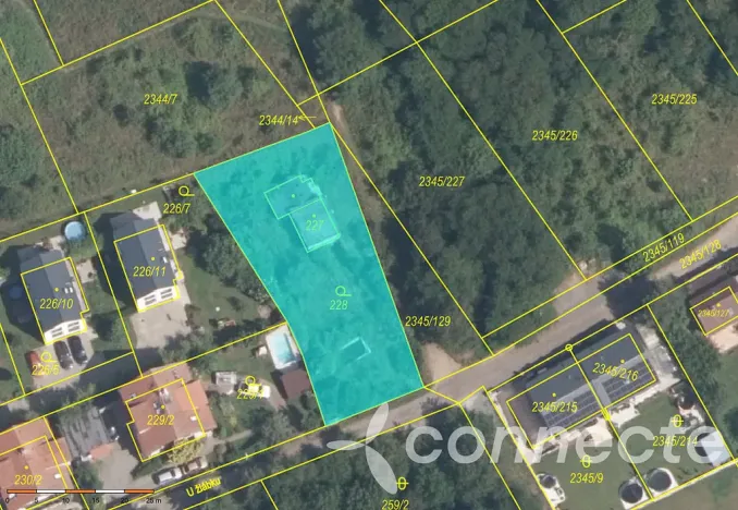 Prodej pozemku, Praha - Lipence, U žlábku, 1270 m2