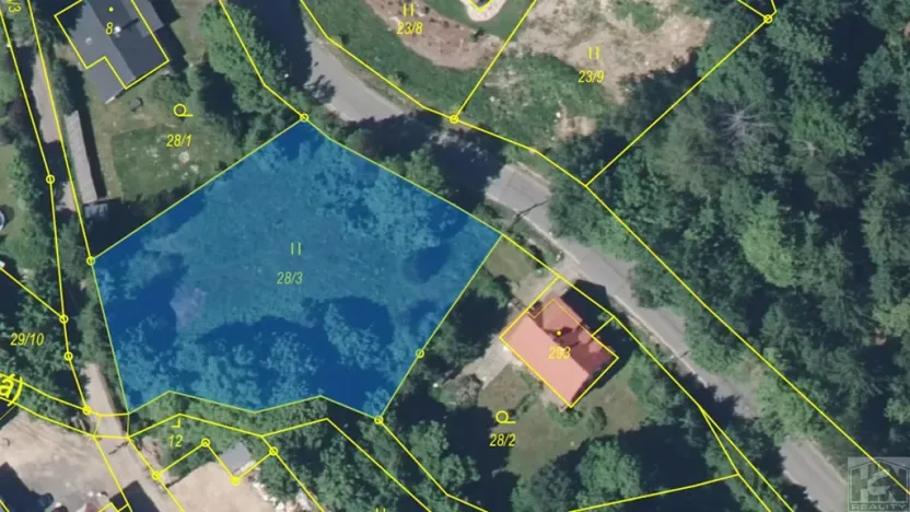 Prodej pozemku, Bedřichov, 1488 m2