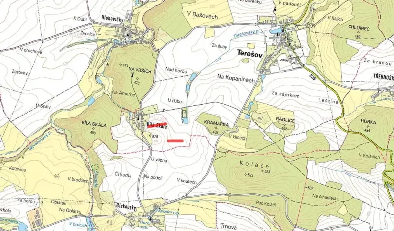 Prodej pole, Terešov, 2790 m2