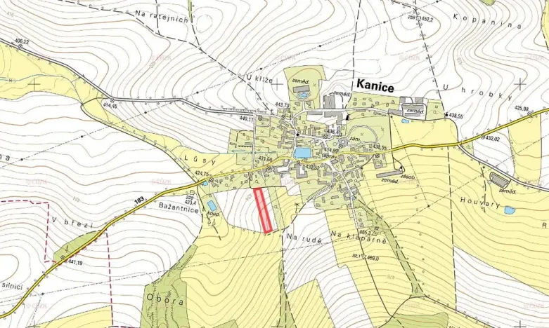 Prodej pole, Kanice, 4869 m2