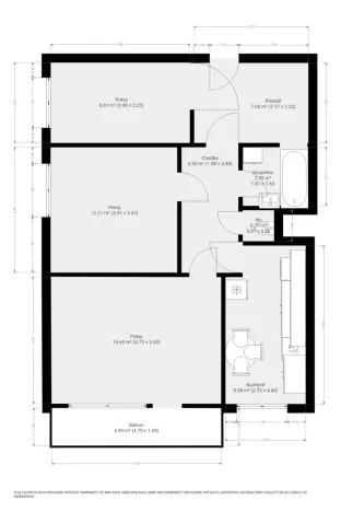 Pronájem bytu 3+1, Brno - Židenice, Čejkovická, 65 m2