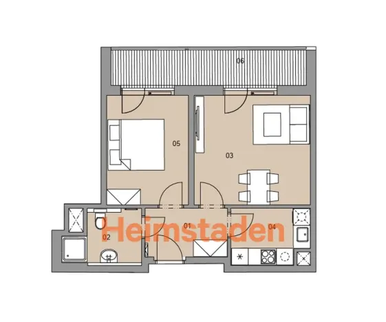 Pronájem bytu 2+1, Plzeň - Jižní Předměstí, Magisterská, 54 m2