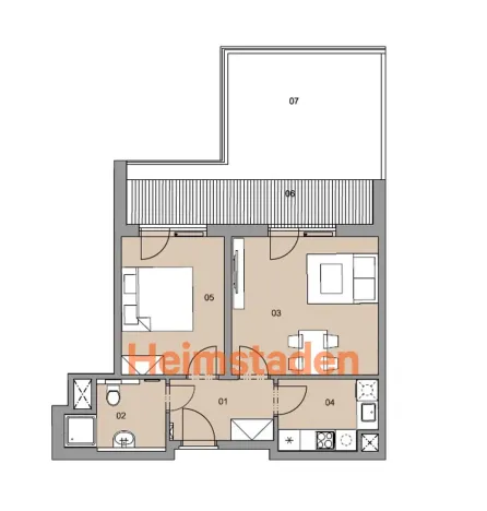 Pronájem bytu 2+1, Plzeň - Jižní Předměstí, Magisterská, 54 m2