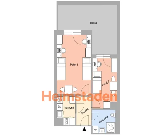 Pronájem bytu 2+1, Plzeň - Jižní Předměstí, Magisterská, 55 m2