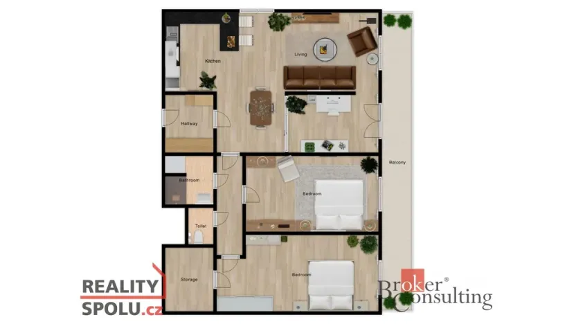 Prodej bytu 3+kk, Poděbrady - Poděbrady III, Lidická, 113 m2