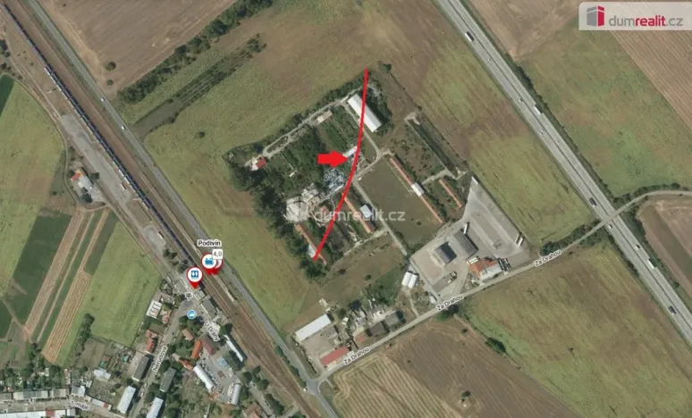 Prodej komerčního pozemku, Podivín, 1255 m2