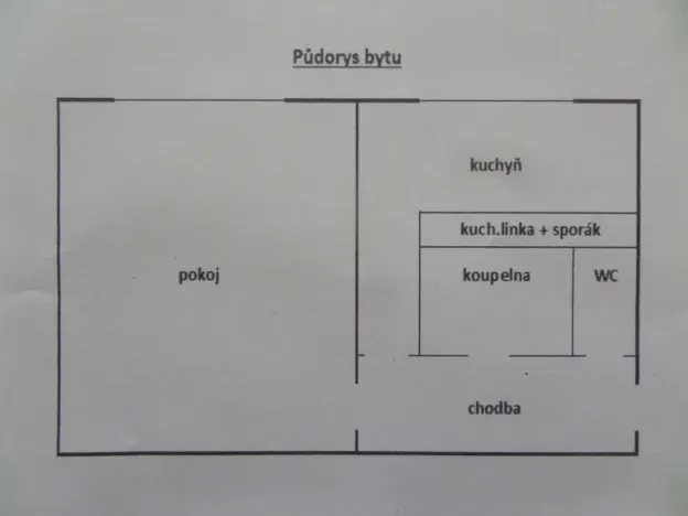 Pronájem bytu 1+1, Šumperk, 8. května, 34 m2