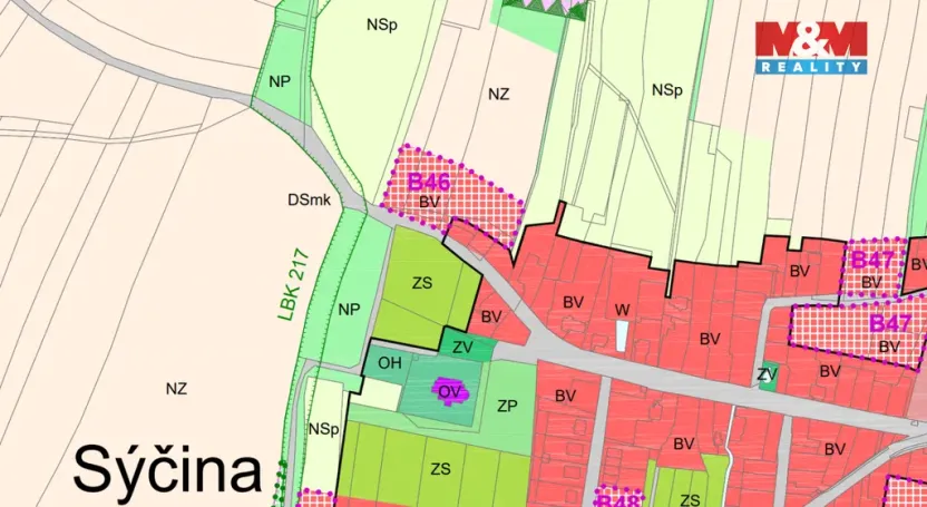 Prodej pozemku pro bydlení, Dobrovice - Sýčina, 1824 m2