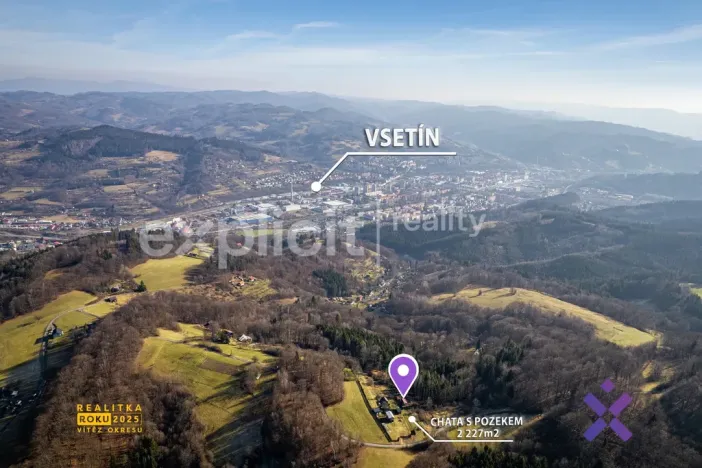 Prodej chaty, Vsetín, Potůčky, 33 m2