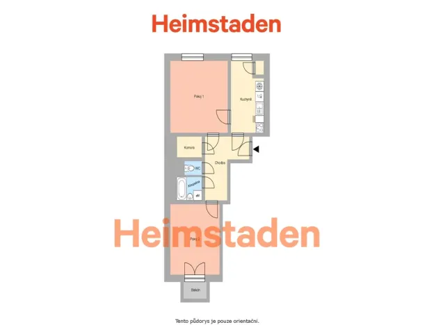 Pronájem bytu 2+1, Havířov - Město, Tylova, 57 m2
