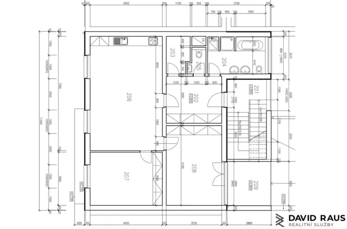Pronájem bytu 3+kk, Brno, Florianova, 101 m2
