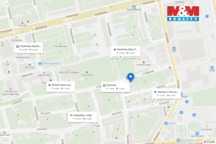 Pronájem bytu 3+kk, Praha - Strašnice, V úžlabině, 72 m2