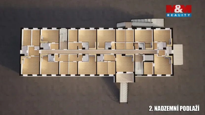 Prodej činžovního domu, Milovice, Topolová, 3337 m2