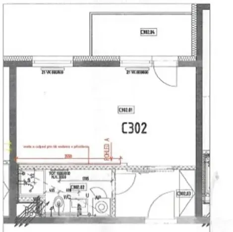 Prodej bytu 1+kk, Praha - Hlubočepy, Fabiánové, 34 m2