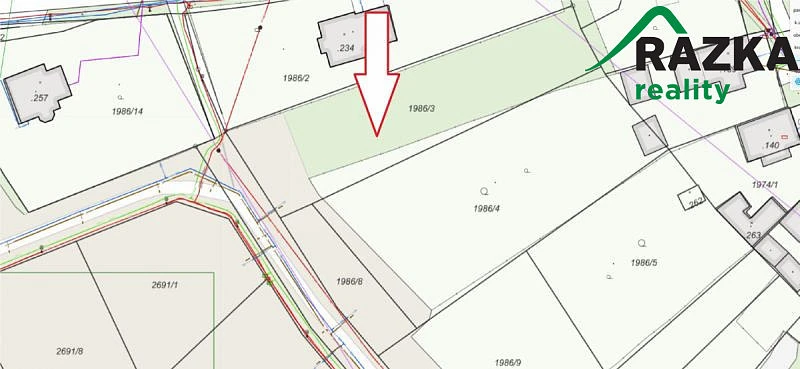 Prodej pozemku, Ctiboř, 1858 m2