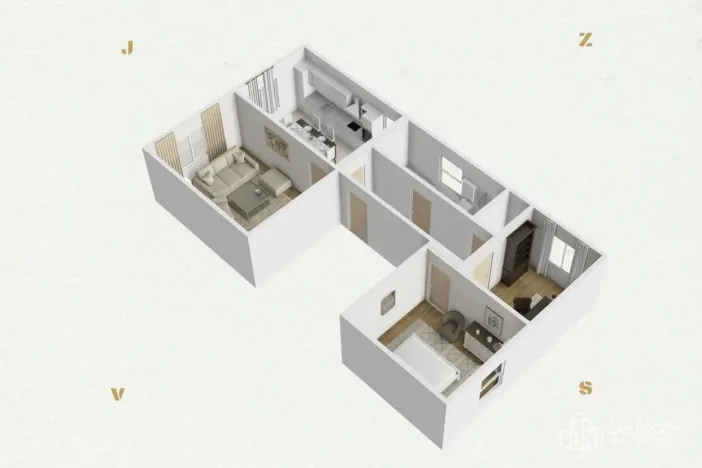 Prodej bytu 3+1, Svatava, Sládkova, 75 m2