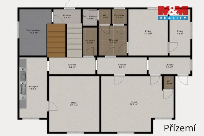 Prodej rodinného domu, Staré Město pod Landštejnem, 198 m2