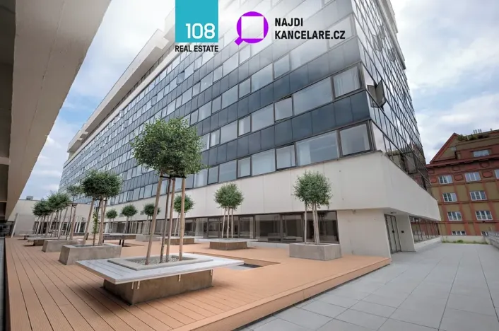 Pronájem kanceláře, Praha - Holešovice, Dělnická, 1326 m2