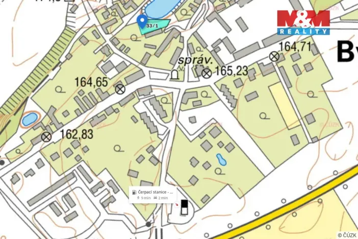 Prodej pozemku pro bydlení, Býkev, 889 m2