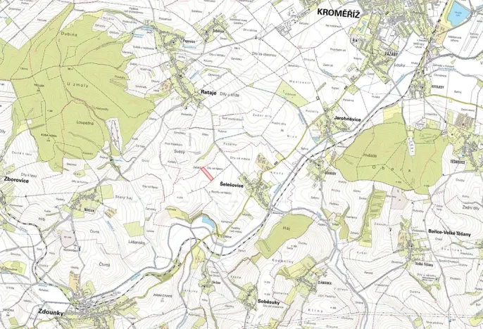 Prodej pole, Šelešovice, 4997 m2