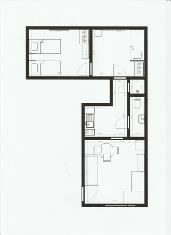 Pronájem bytu 3+1, Brno, Příkrá, 59 m2
