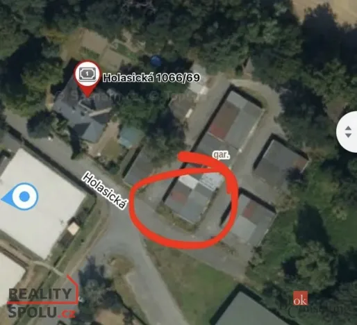 Prodej garáže, Opava - Kateřinky, Holasická, 19 m2
