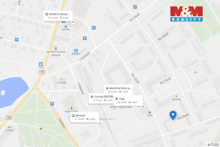 Pronájem bytu 1+1, Bechyně, Na Libuši, 46 m2