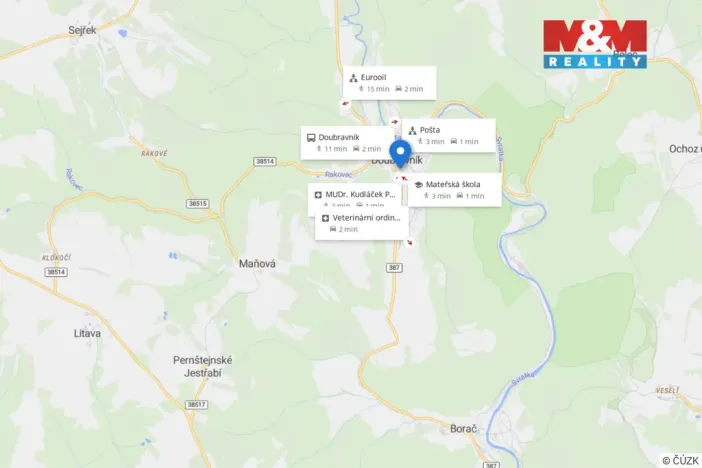 Prodej chaty, Doubravník, 22 m2