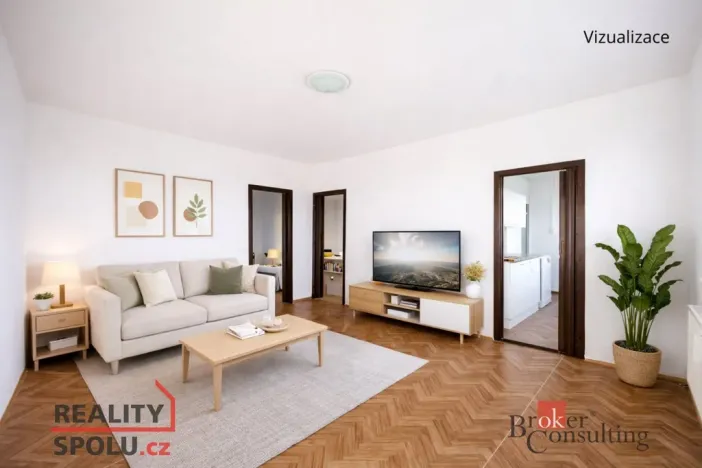 Pronájem bytu 3+1, Břeclav - Charvátská Nová Ves, Na Valtické, 74 m2