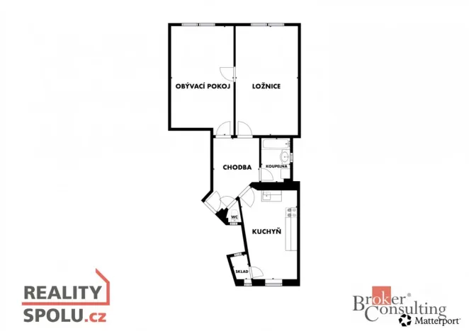 Prodej bytu 2+1, Praha - Libeň, V mezihoří, 74 m2