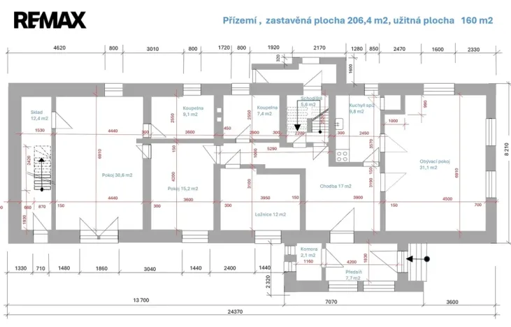 Prodej rodinného domu, Horšovský Týn - Semošice, 267 m2