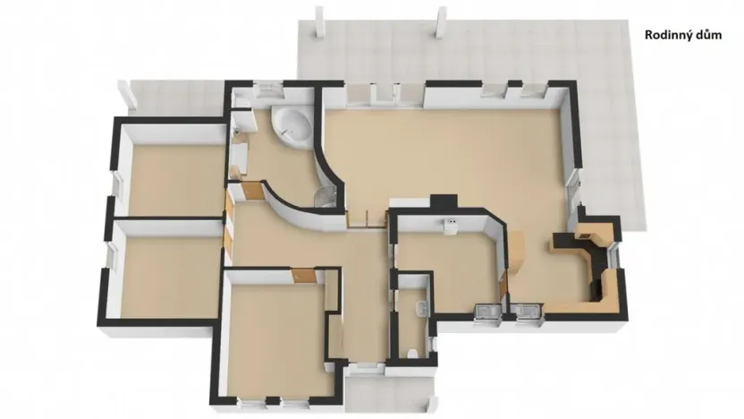 Prodej rodinného domu, Starovičky, 144 m2