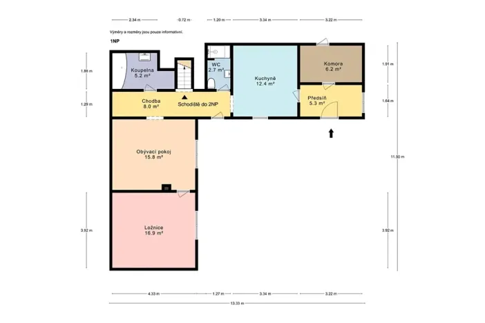 Prodej rodinného domu, Kostelec nad Černými lesy, Příční, 123 m2
