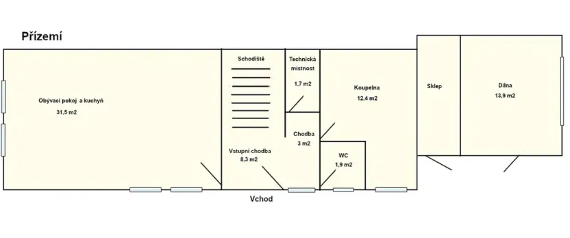 Prodej rodinného domu, Klecany, Na skalkách, 115 m2