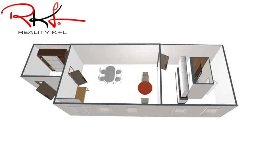 Pronájem kanceláře, Roudnice nad Labem, Husovo náměstí, 101 m2