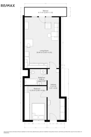 Pronájem bytu 2+kk, Praha - Libeň, Českomoravská, 59 m2