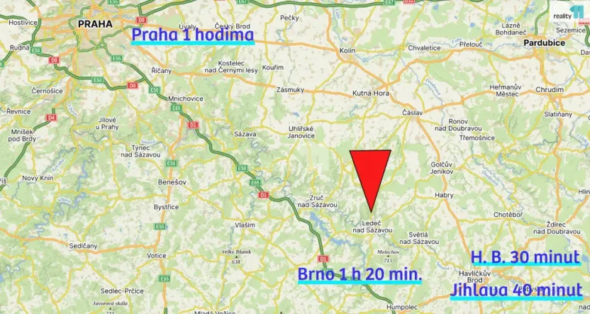 Pronájem kanceláře, Ledeč nad Sázavou, Podolí, 100 m2