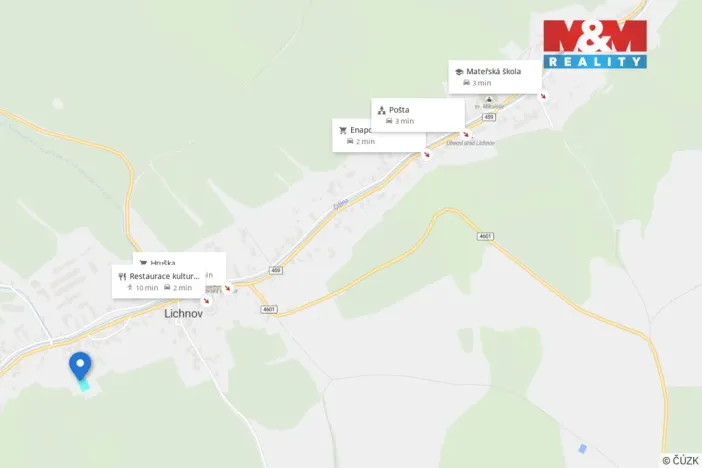 Prodej pozemku pro bydlení, Lichnov, 1645 m2