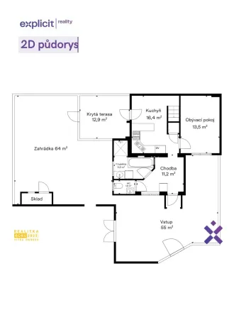 Prodej rodinného domu, Otrokovice, Přístavní, 82 m2