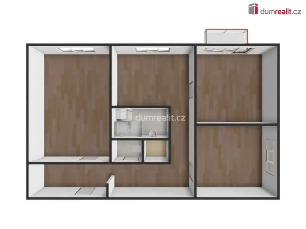 Prodej bytu 3+1, Praha - Záběhlice, Jabloňová, 81 m2