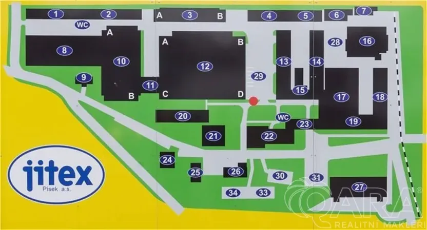 Pronájem skladu, Písek, U Vodárny, 4000 m2