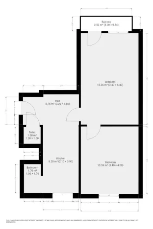 Pronájem bytu 2+1, Praha, Káranská, 56 m2