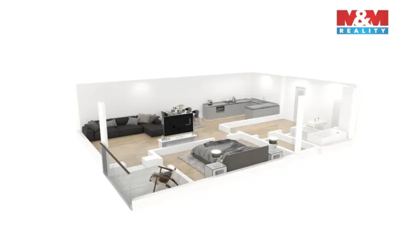 Prodej bytu 2+kk, Klatovy - Klatovy III, Čechova, 70 m2