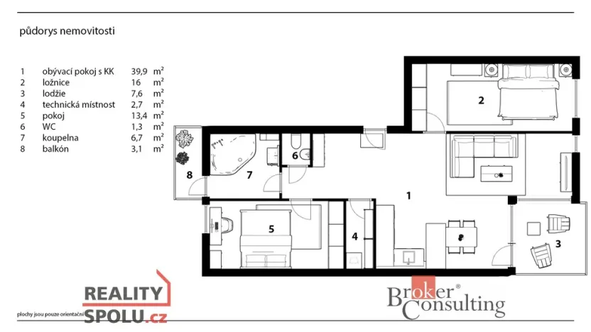 Prodej bytu 3+kk, Hradec Králové, Pouchovská, 84 m2