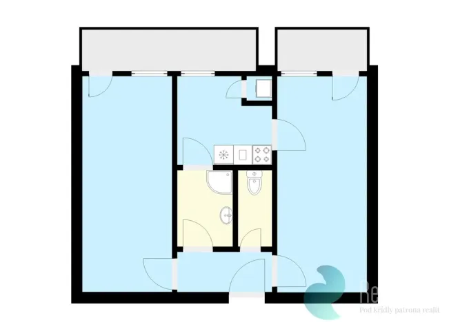 Prodej bytu 2+1, Praha, Taškentská, 52 m2